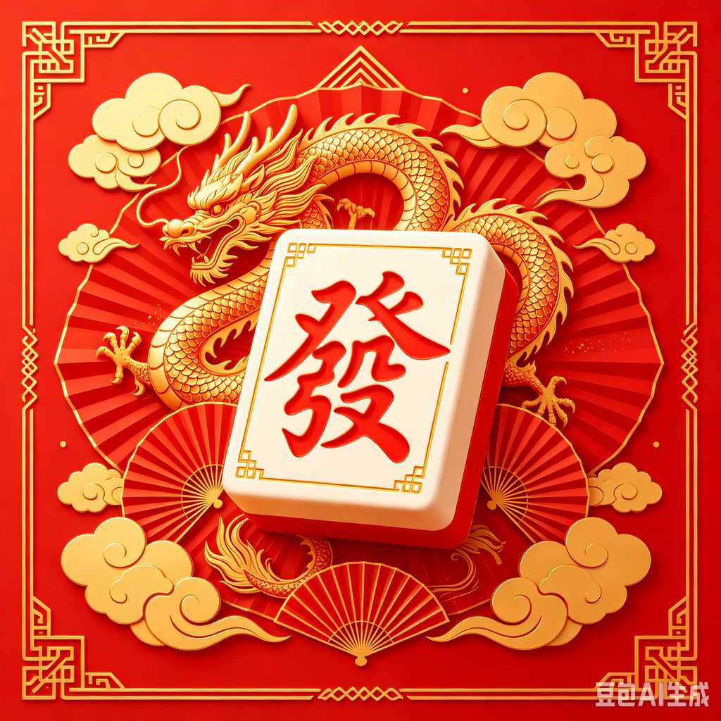 artistic mahjong tiles set