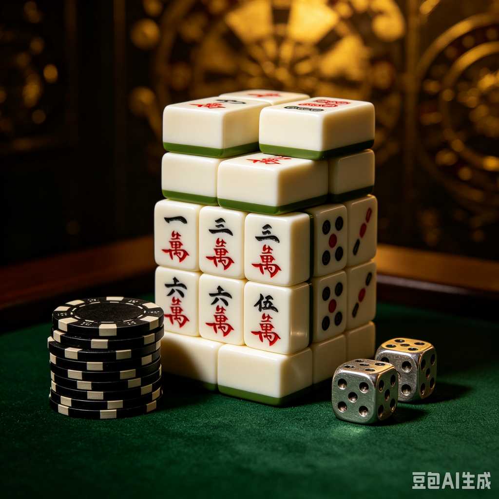 wood mahjong tiles
